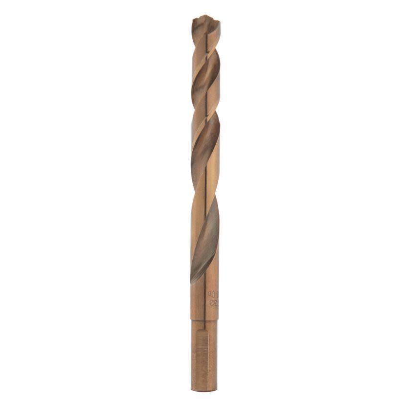 Milwaukee RED HELIX 48-89-2323 Jobber Length Twist Drill Bit, 13/32 in Drill - Fraction, 0.4062 in Drill - Decimal Inch, 135 deg Point, High Speed Cobalt, Uncoated